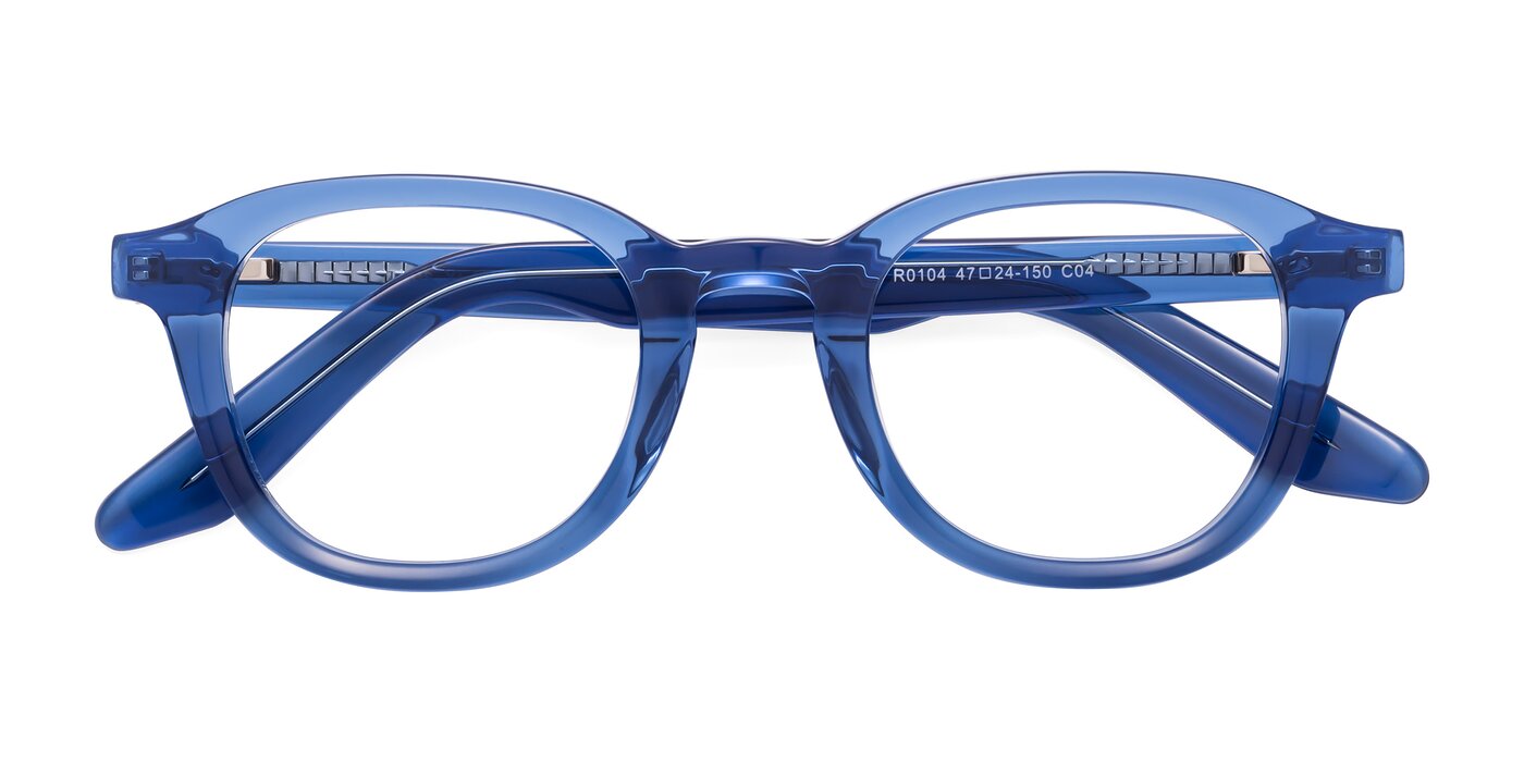 Titus - Translucent Blue Eyeglasses