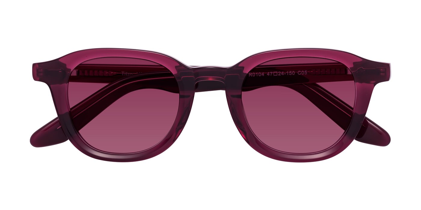 Titus - Wine Tinted Sunglasses