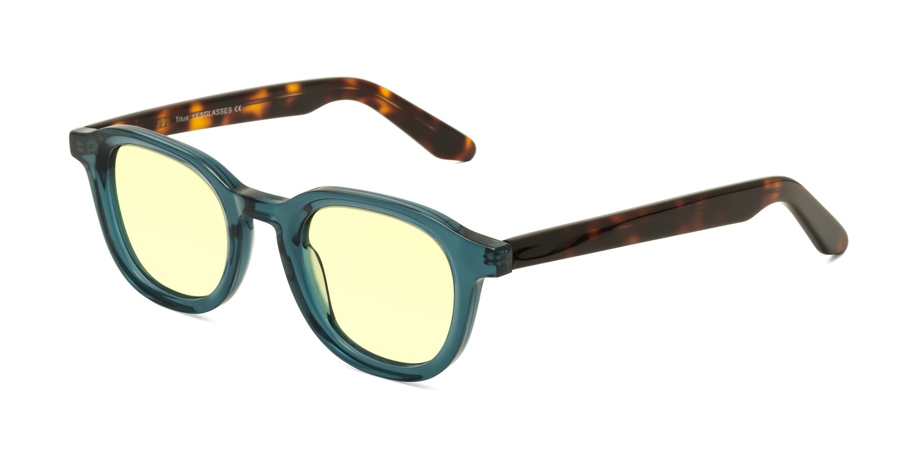 Angle of Titus in Peacock-Tortoise with Light Yellow Tinted Lenses