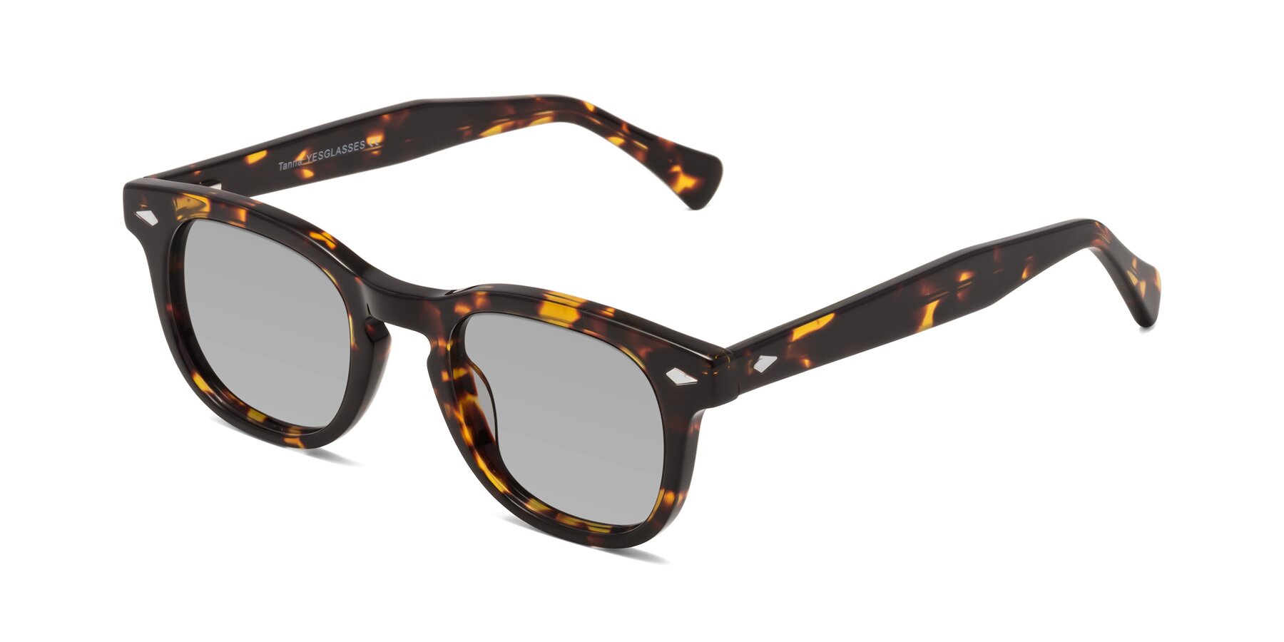 Angle of Tanna in Tortoise with Light Gray Tinted Lenses
