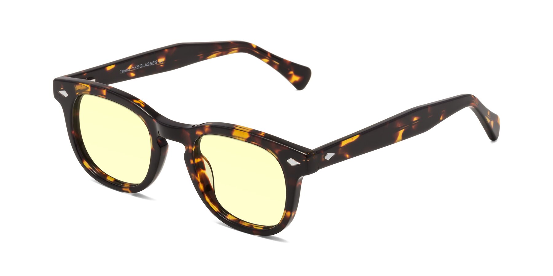 Angle of Tanna in Tortoise with Light Yellow Tinted Lenses