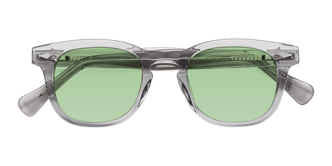 Tanna - Transparent Gray Tinted Sunglasses