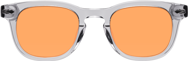 Transparent Gray Keyhole Bridge Retro-Vintage Acetate Tinted Sunglasses ...
