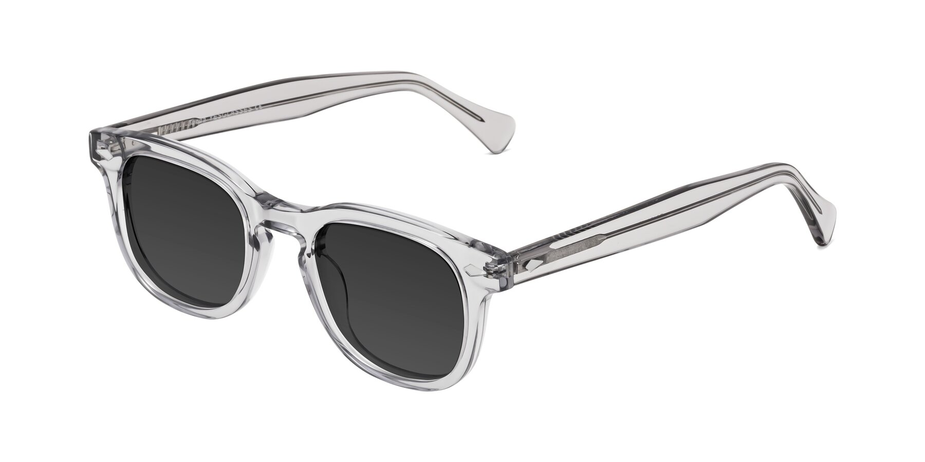 Angle of Tanna in Transparent Gray with Gray Tinted Lenses