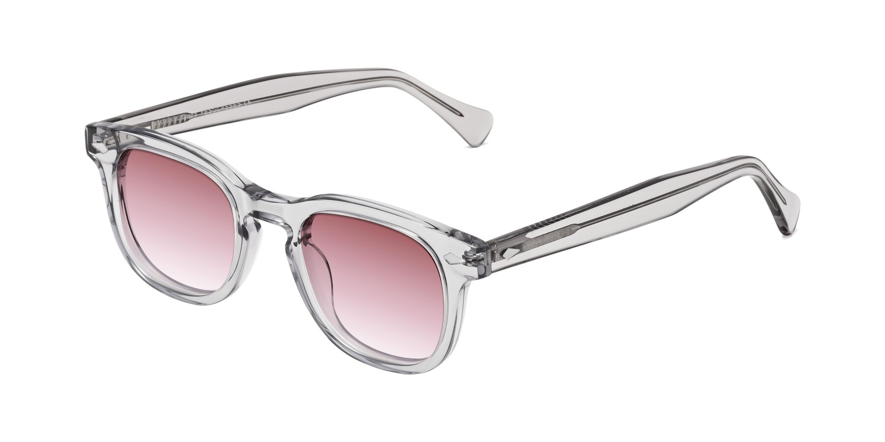 Angle of Tanna in Transparent Gray with Garnet Gradient Lenses