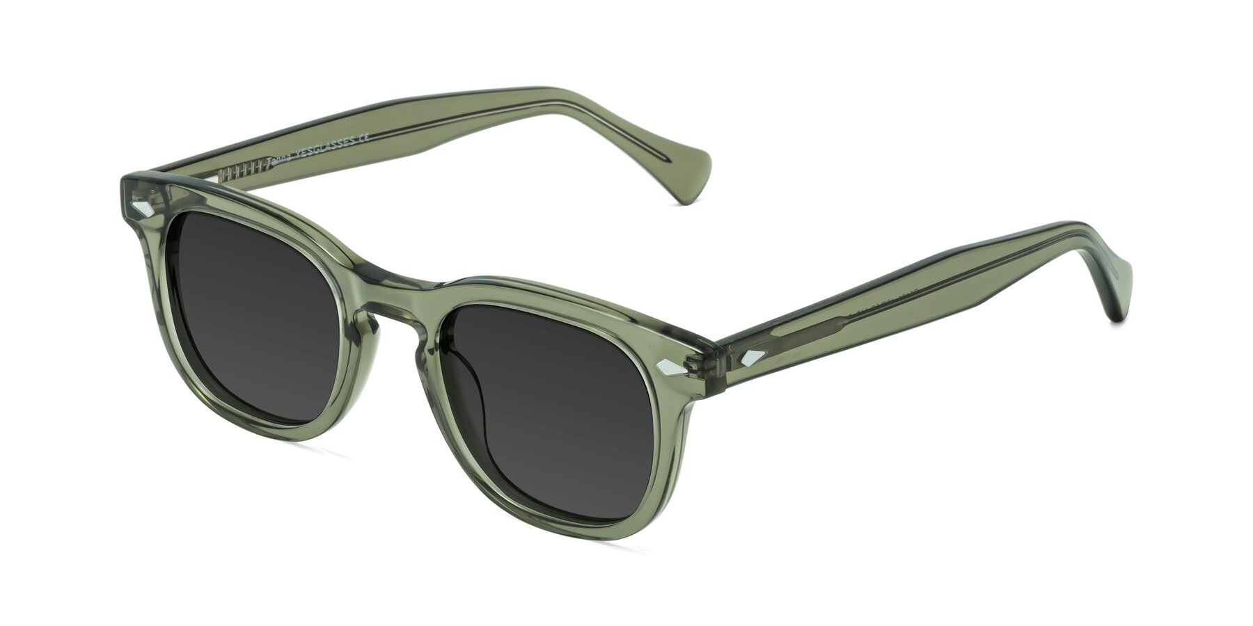 Angle of Tanna in Grayish Green with Gray Tinted Lenses