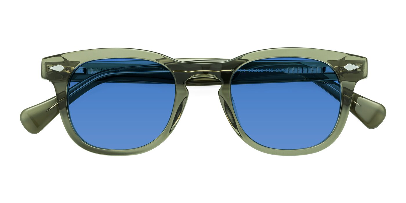 Tanna - Grayish Green Tinted Sunglasses