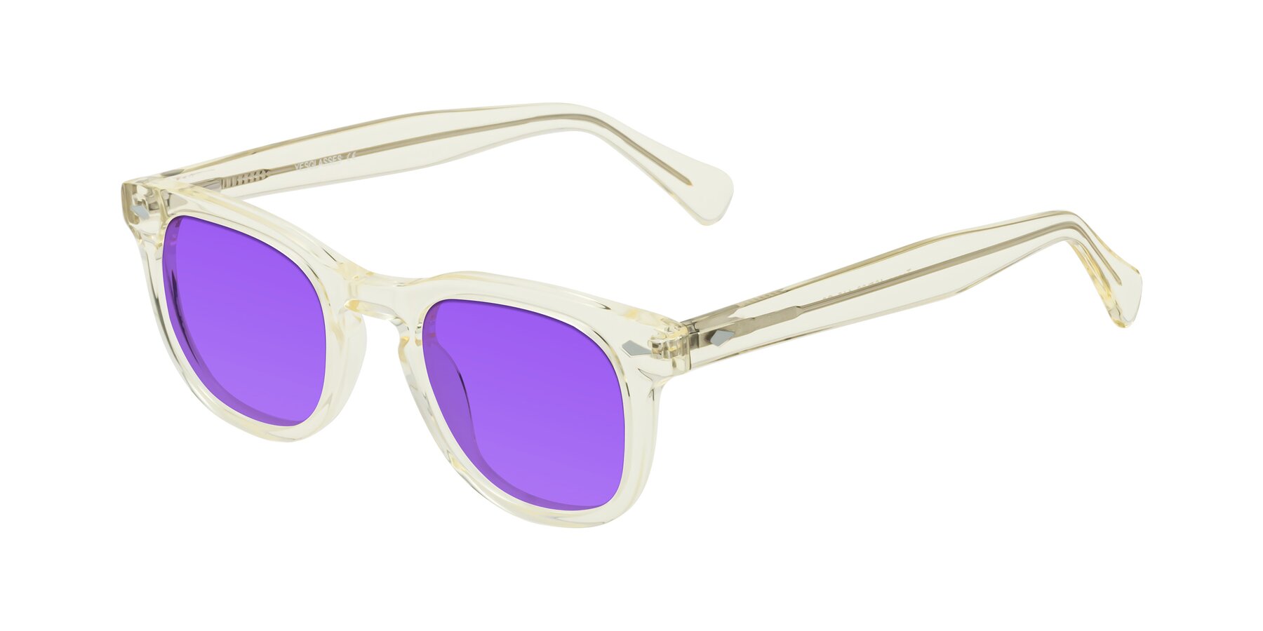 Angle of Tanna in Transparent Yellow with Purple Tinted Lenses