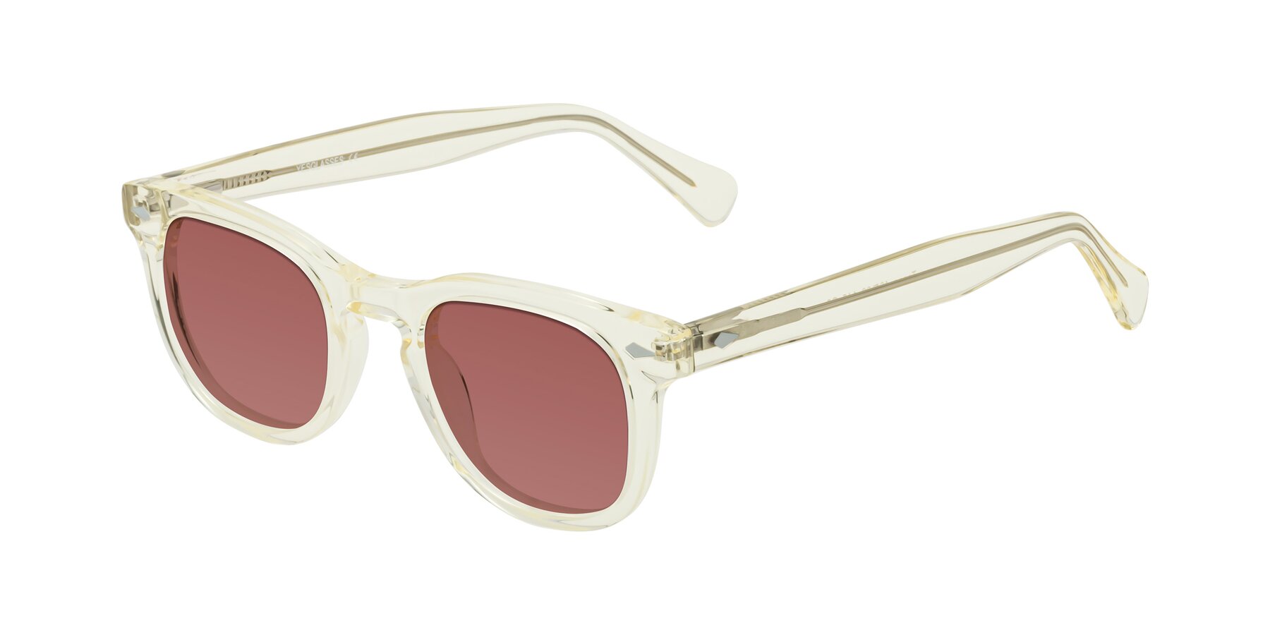 Angle of Tanna in Transparent Yellow with Garnet Tinted Lenses