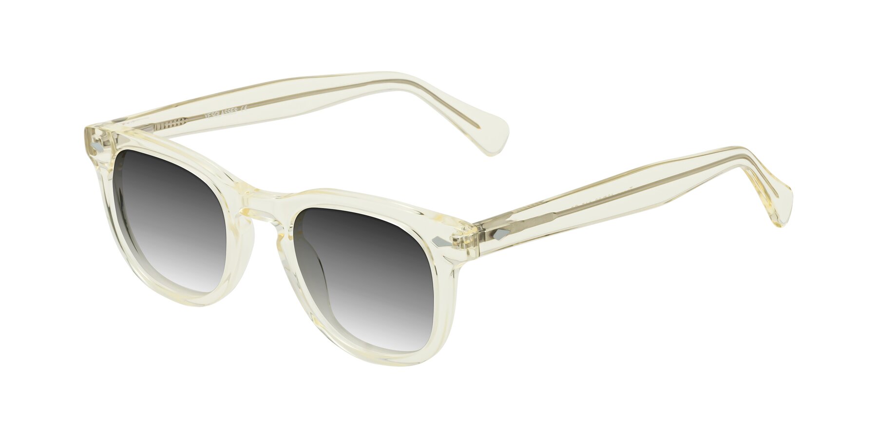 Angle of Tanna in Transparent Yellow with Gray Gradient Lenses