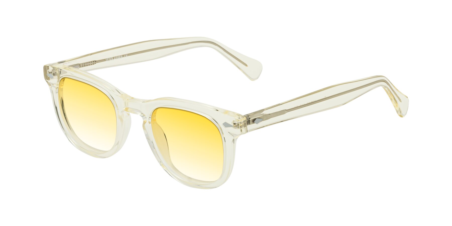 Angle of Tanna in Transparent Yellow with Yellow Gradient Lenses