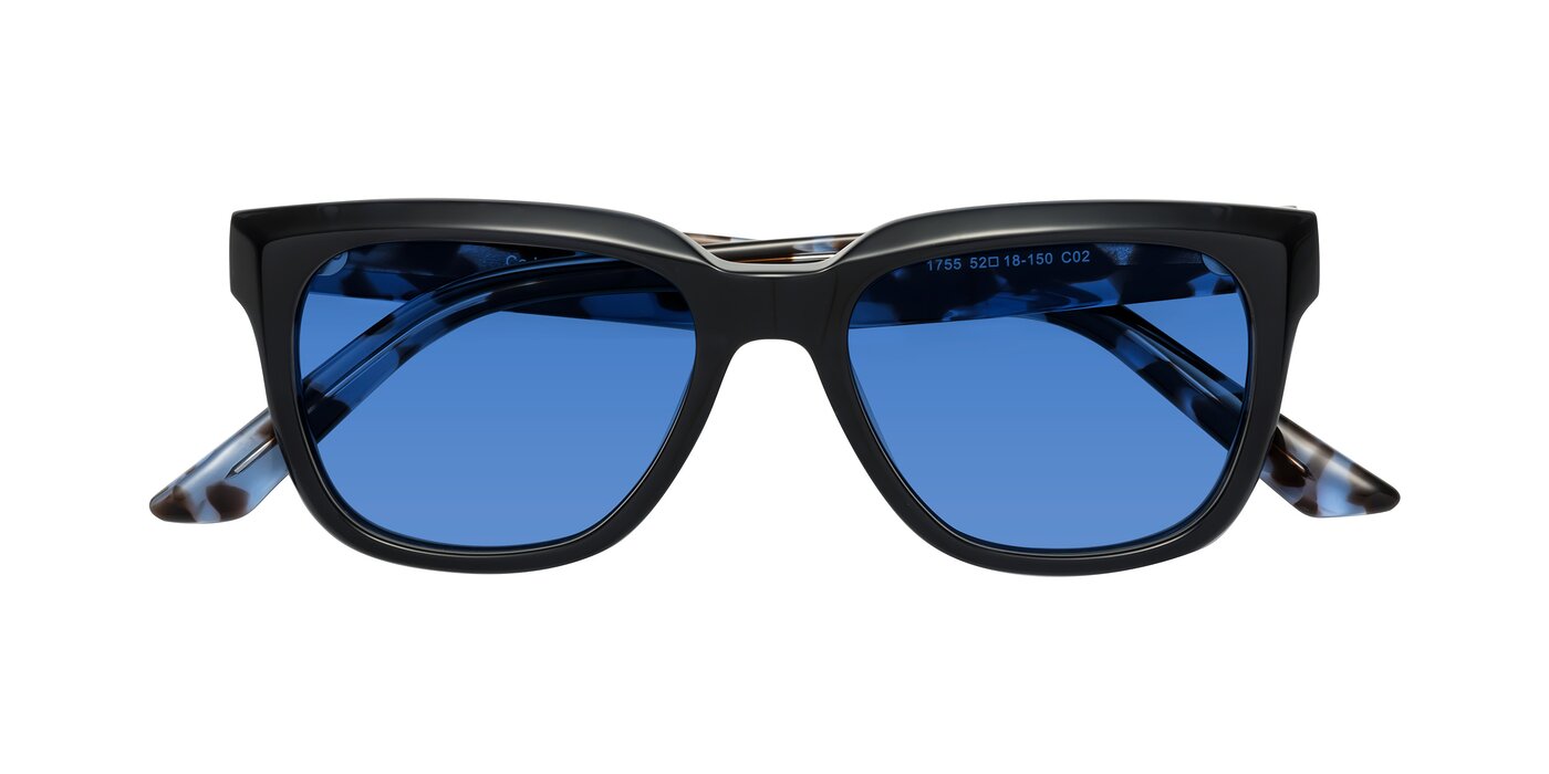 Cade - Dark Blue / Tortoise Tinted Sunglasses