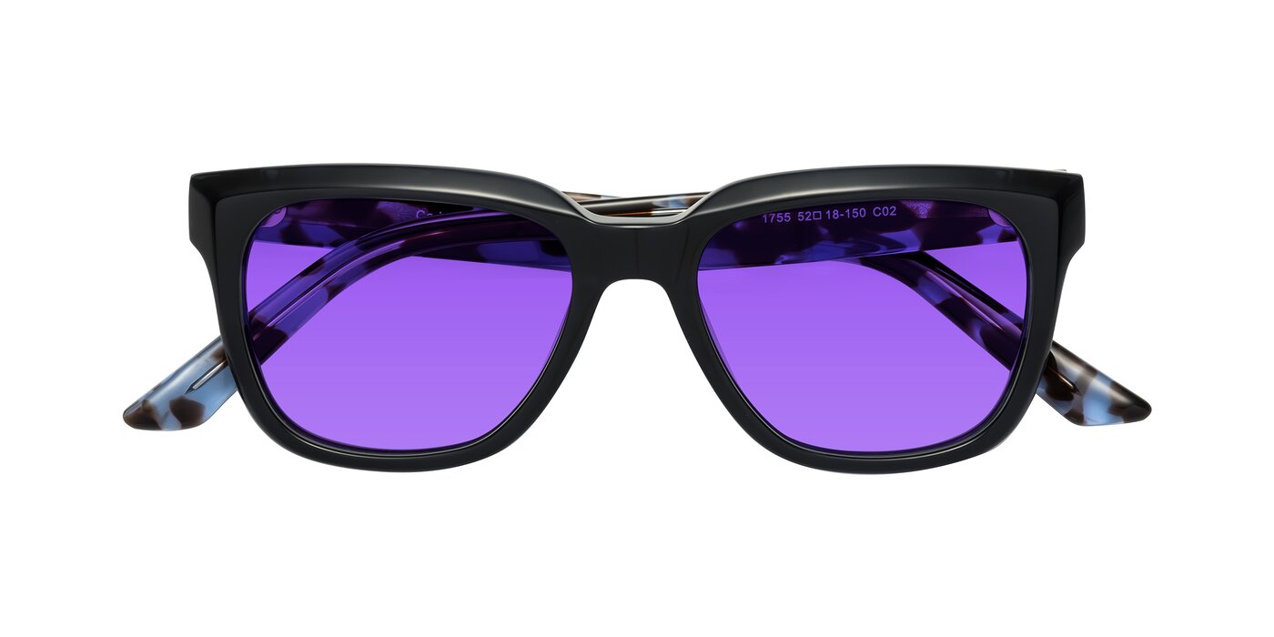 Cade - Dark Blue / Tortoise Tinted Sunglasses