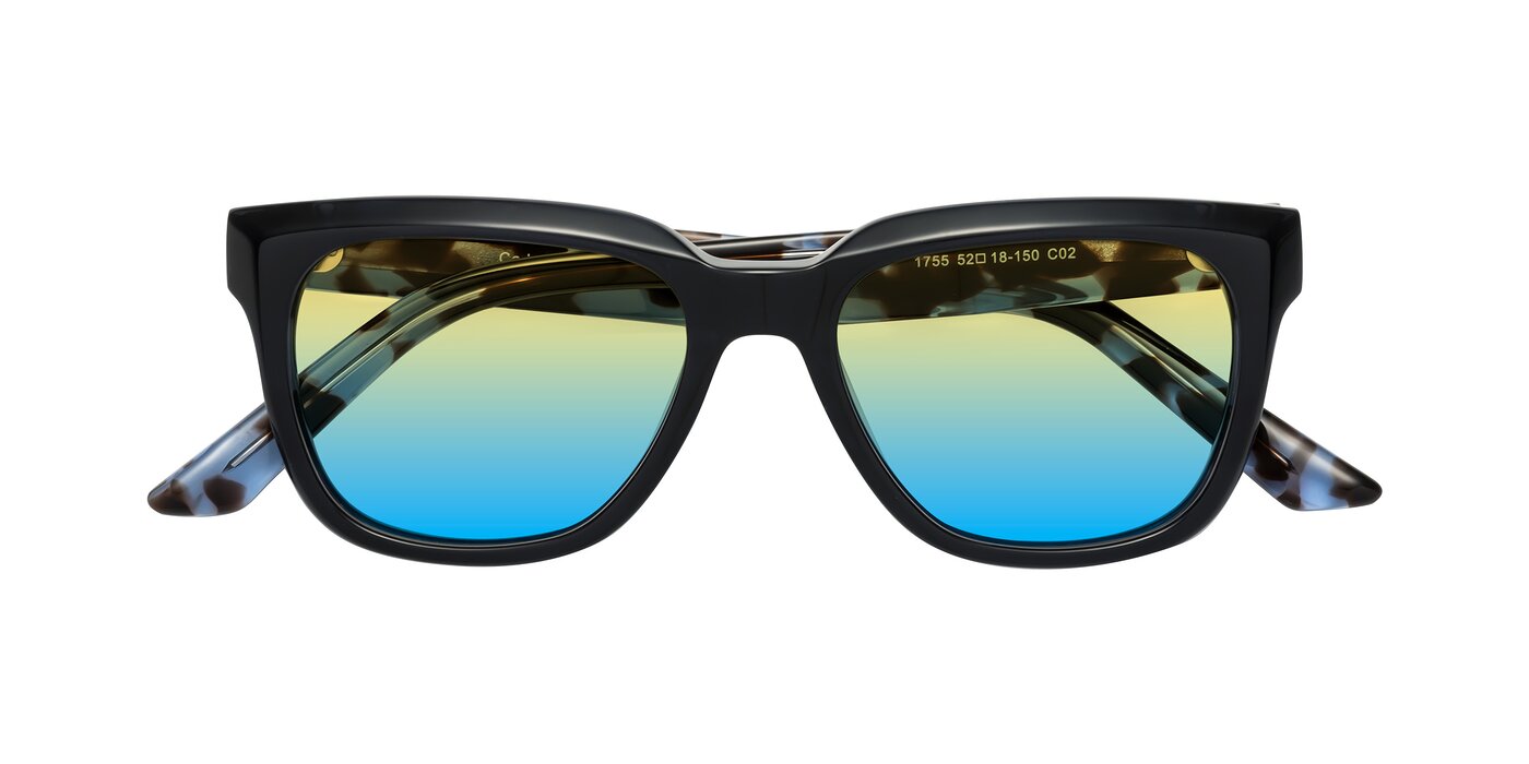 Cade - Dark Blue / Tortoise Gradient Sunglasses