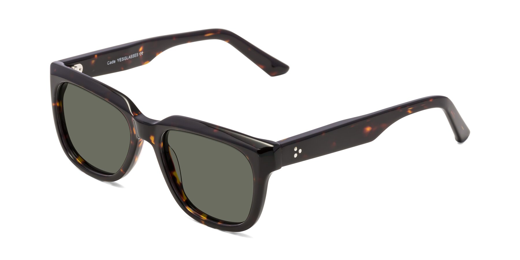 Angle of Cade in Tortoise with Gray Polarized Lenses