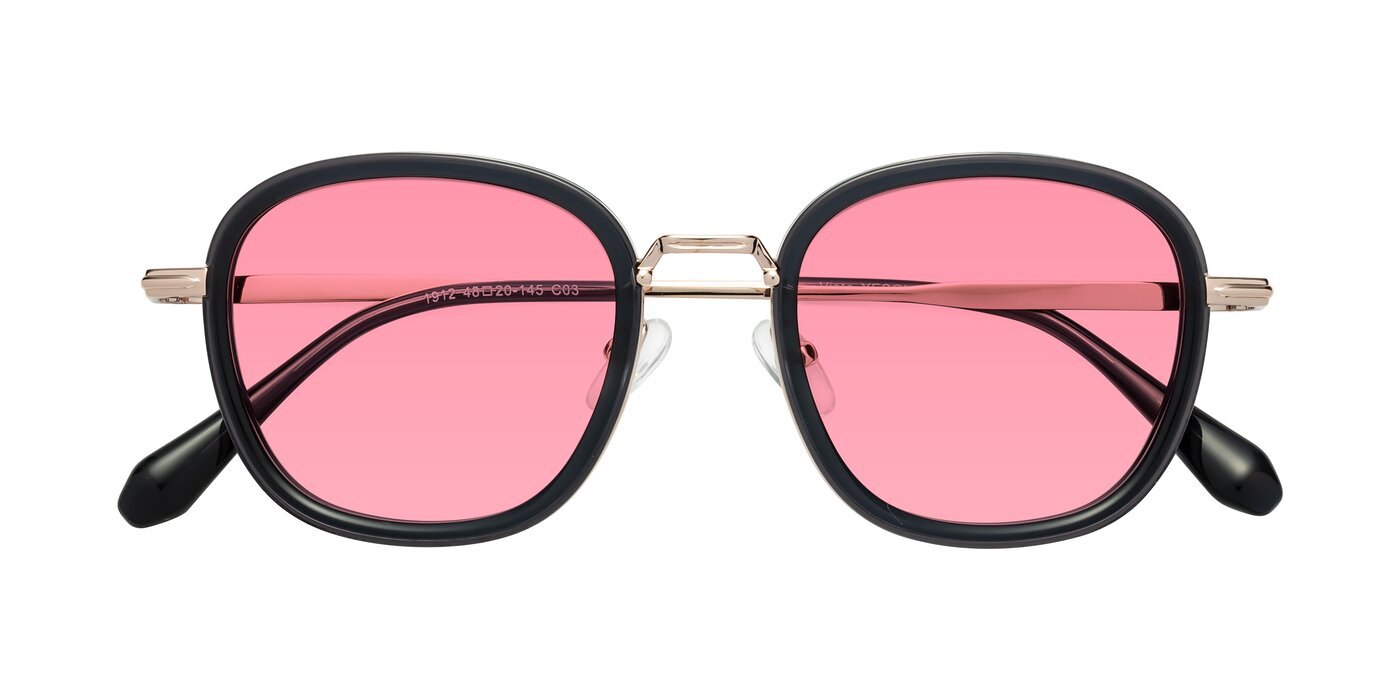 Vista - Deep Gray/Light Gold Tinted Sunglasses