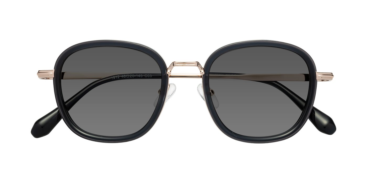 Vista - Deep Gray/Light Gold Tinted Sunglasses
