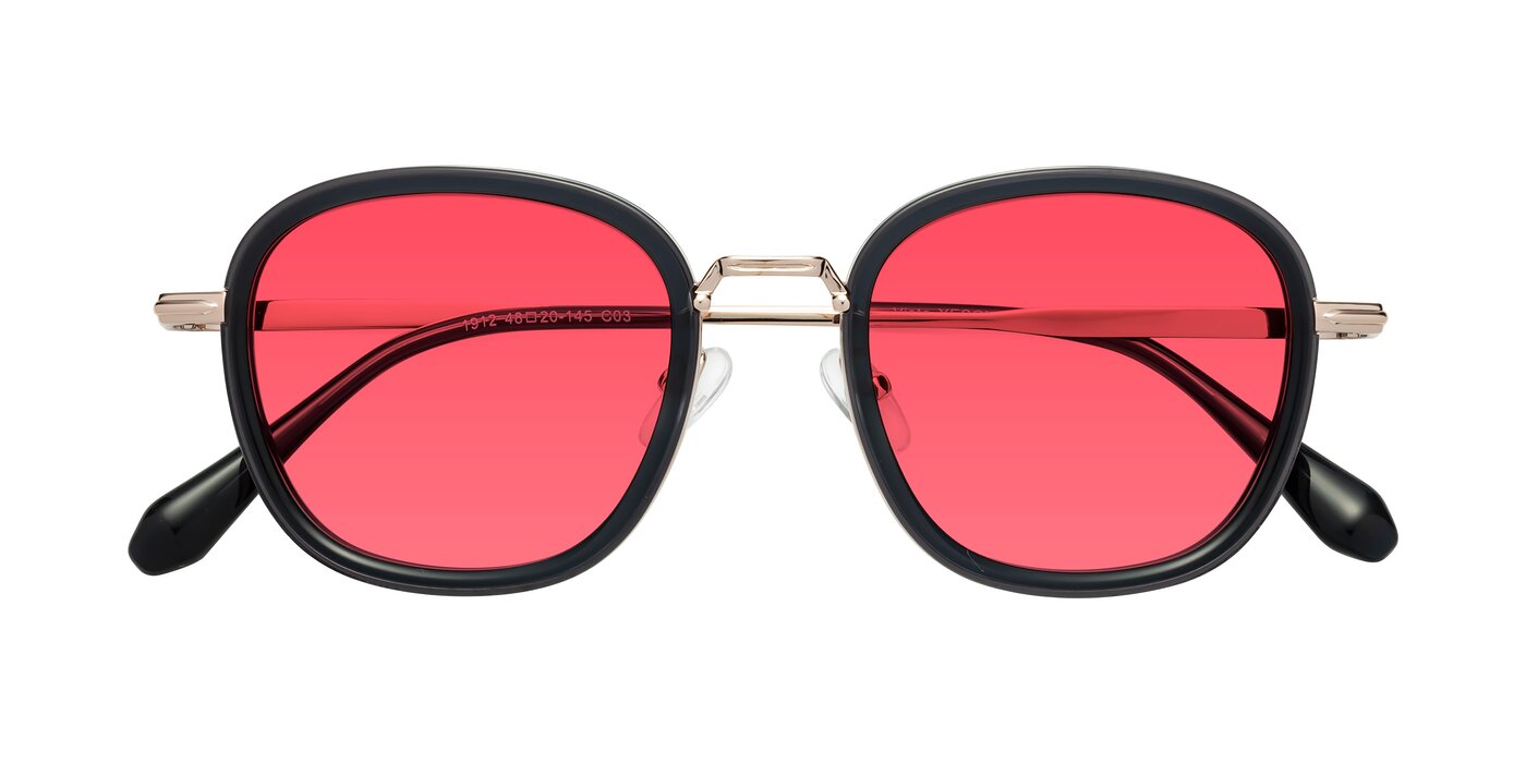 Vista - Deep Gray/Light Gold Tinted Sunglasses