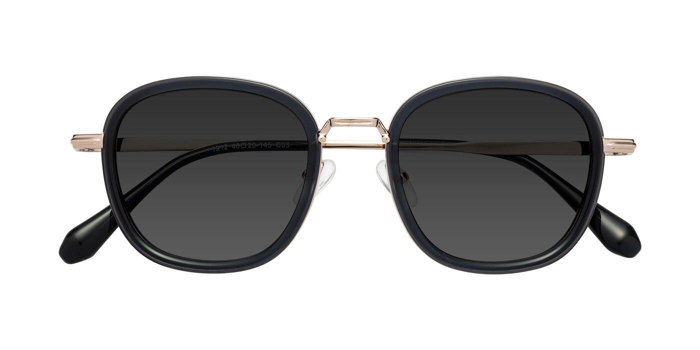 Vista - Deep Gray/Light Gold Tinted Sunglasses