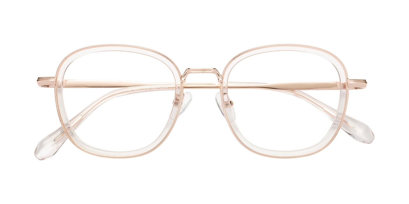Vista - Clear / Light Gold Eyeglasses
