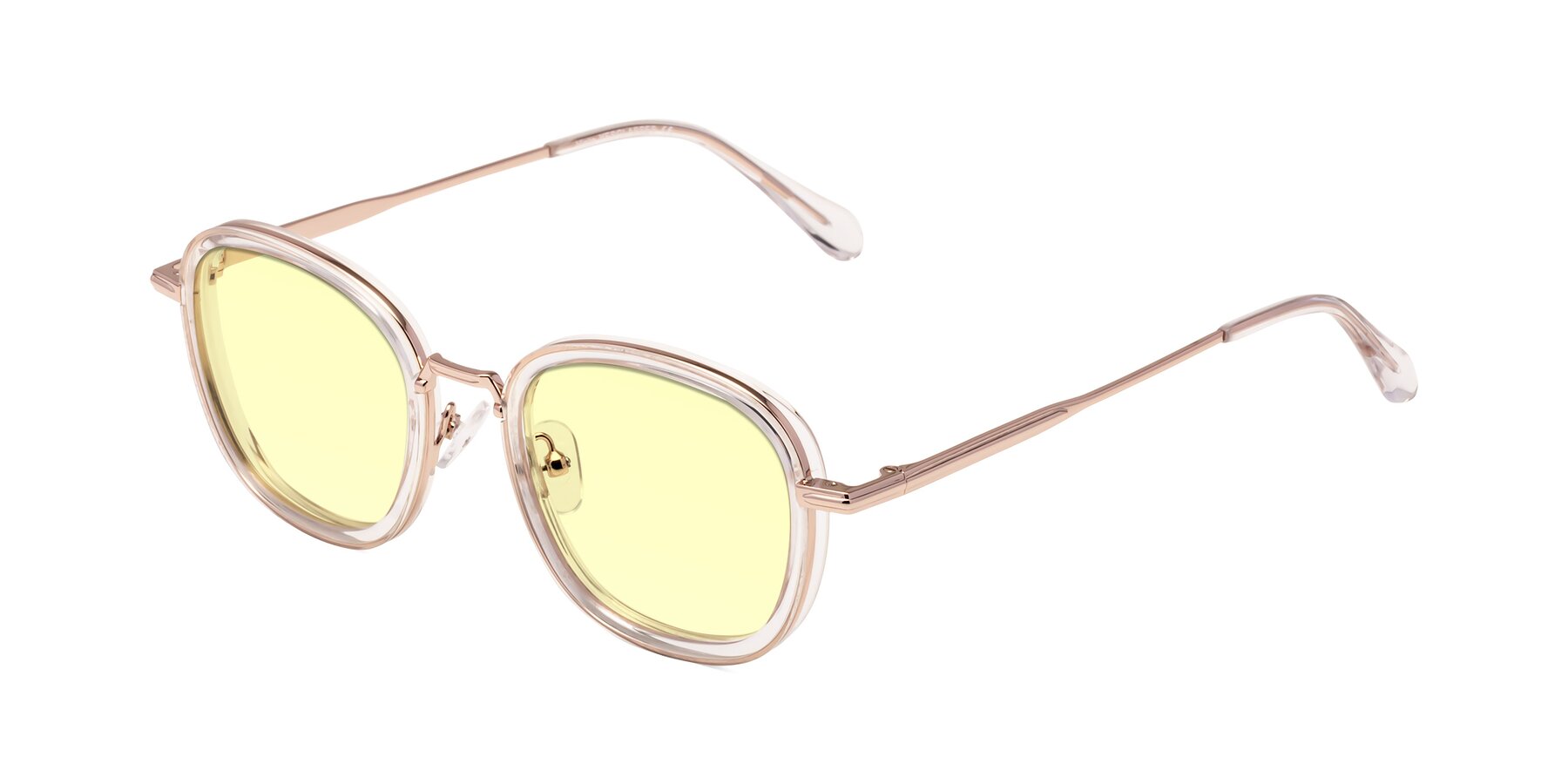 Angle of Vista in Clear-Light Gold with Light Yellow Tinted Lenses