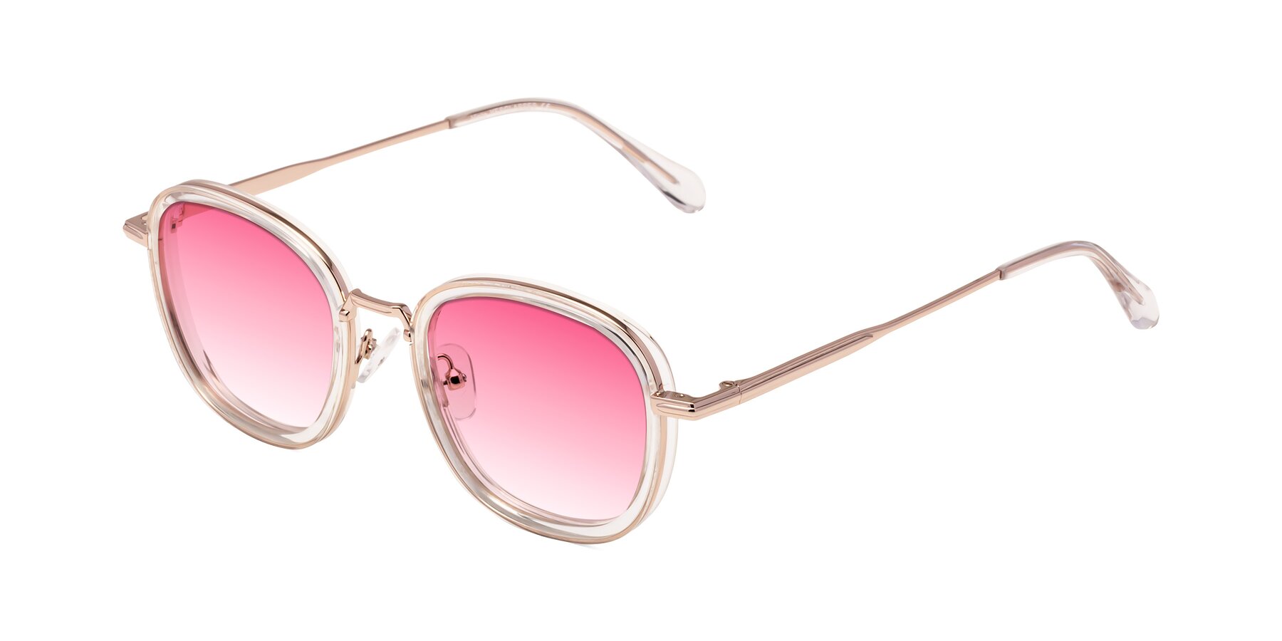 Angle of Vista in Clear-Light Gold with Pink Gradient Lenses