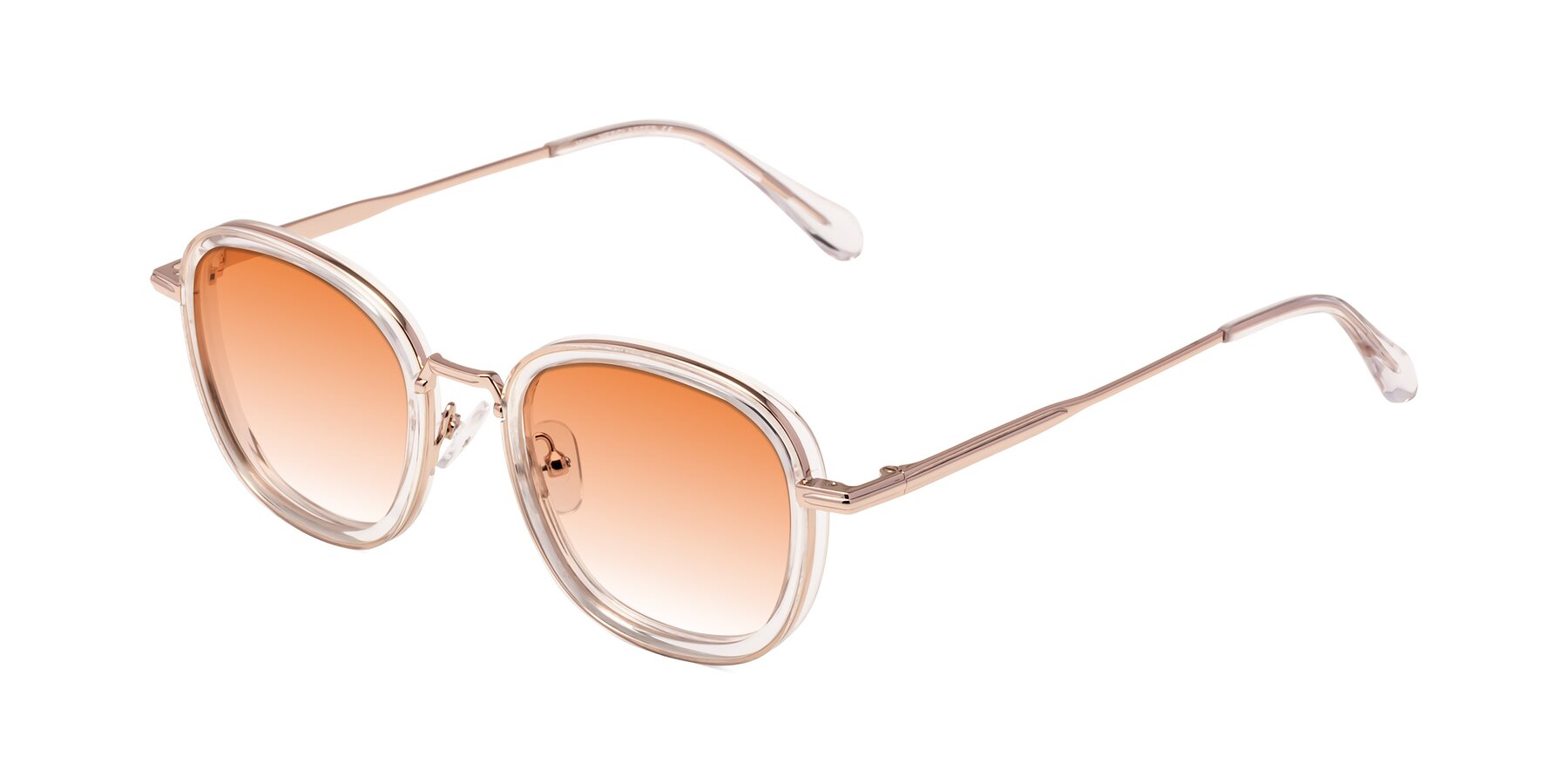 Angle of Vista in Clear-Light Gold with Orange Gradient Lenses