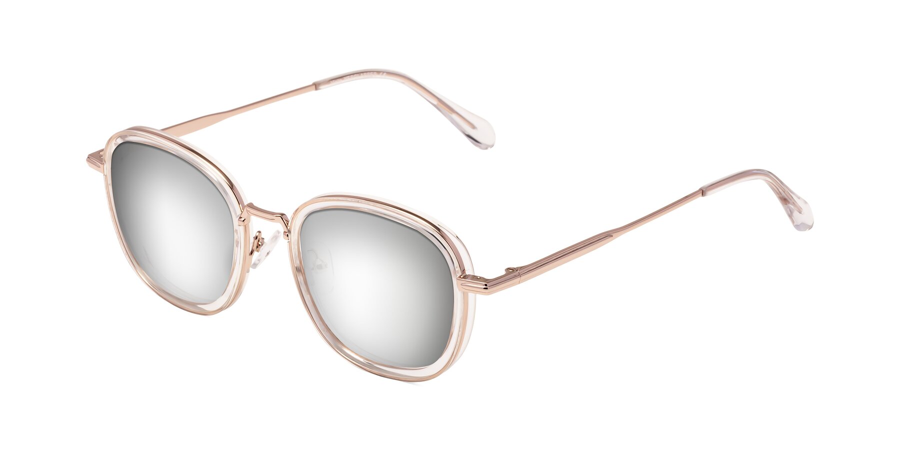 Angle of Vista in Clear-Light Gold with Silver Mirrored Lenses