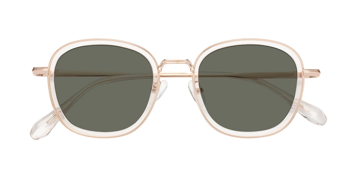 Vista - Clear / Light Gold Polarized Sunglasses