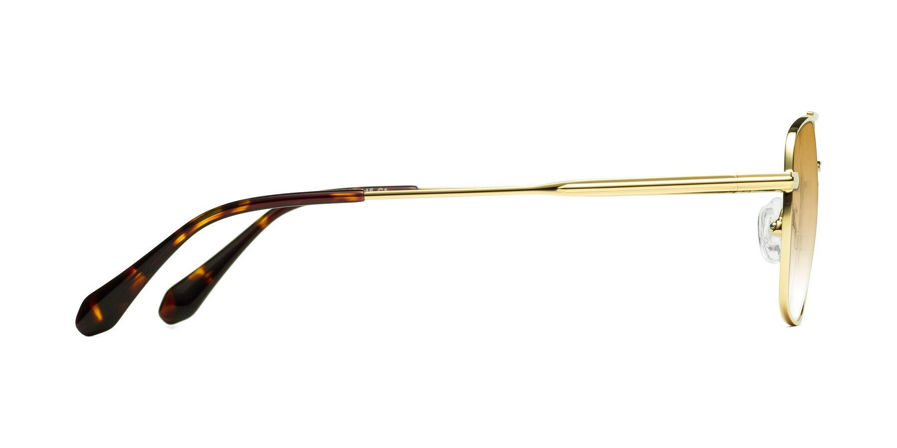 Side of Dash in Gold with Champagne Gradient Lenses