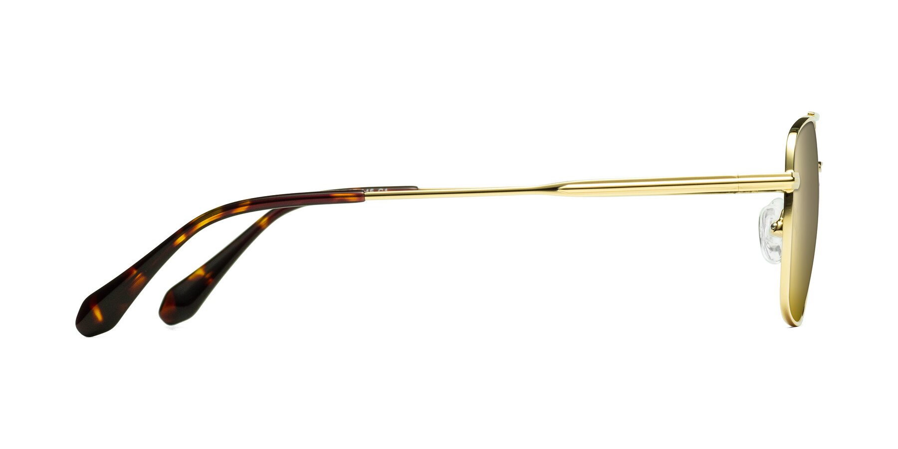 Side of Dash in Gold with Gold Mirrored Lenses