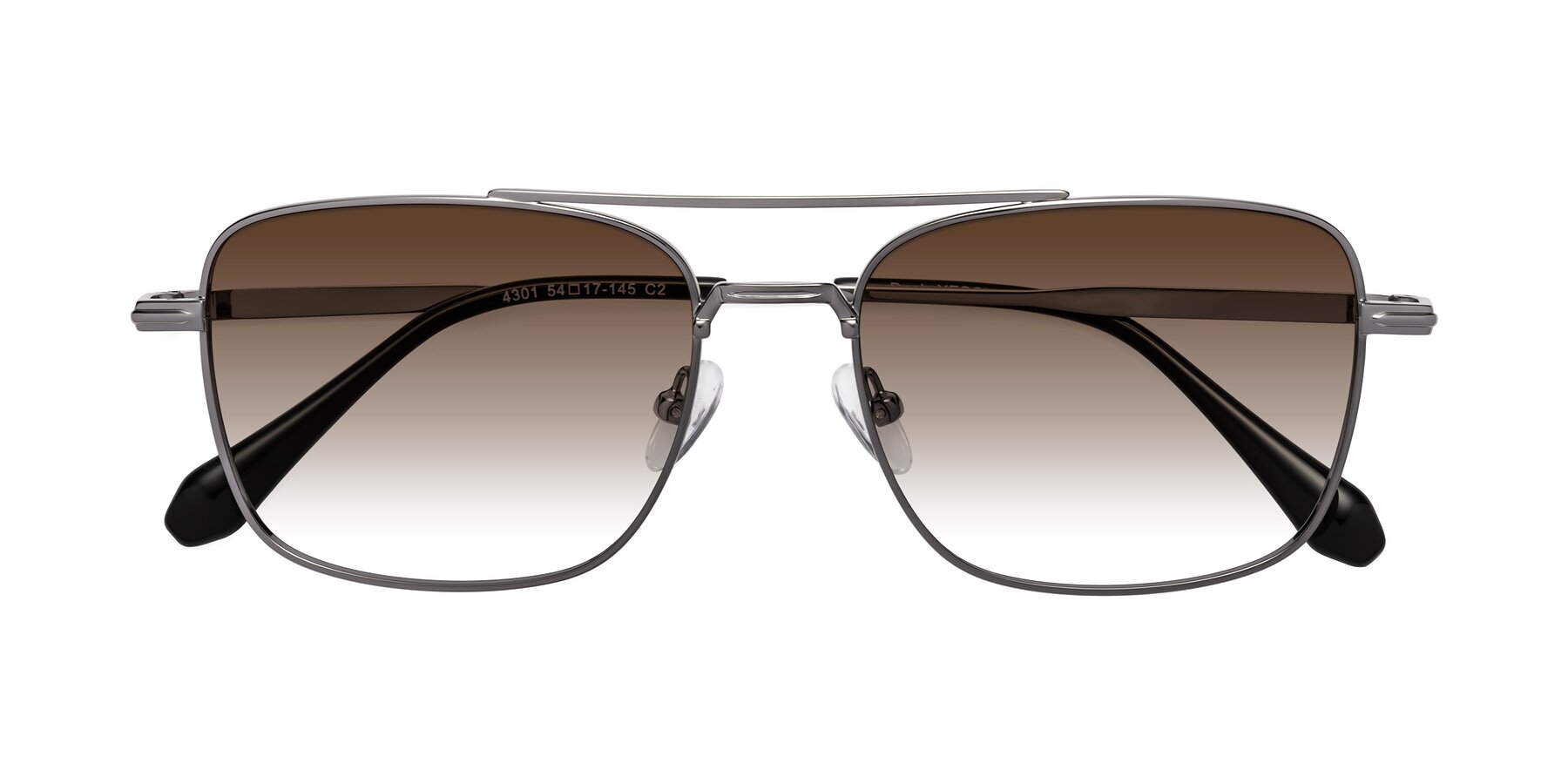Folded Front of Dash in Gunmetal with Brown Gradient Lenses