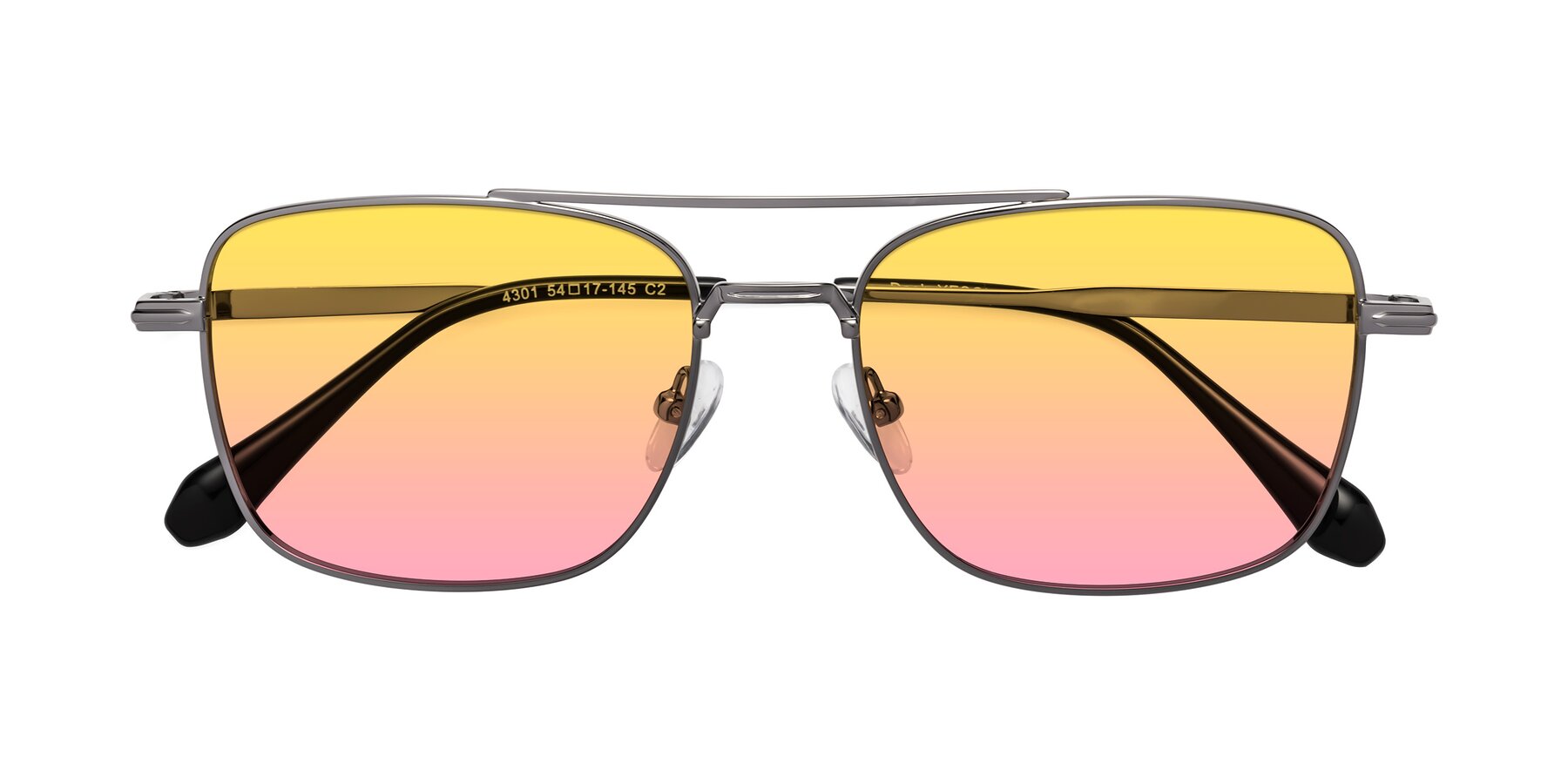 Folded Front of Dash in Gunmetal with Yellow / Pink Gradient Lenses