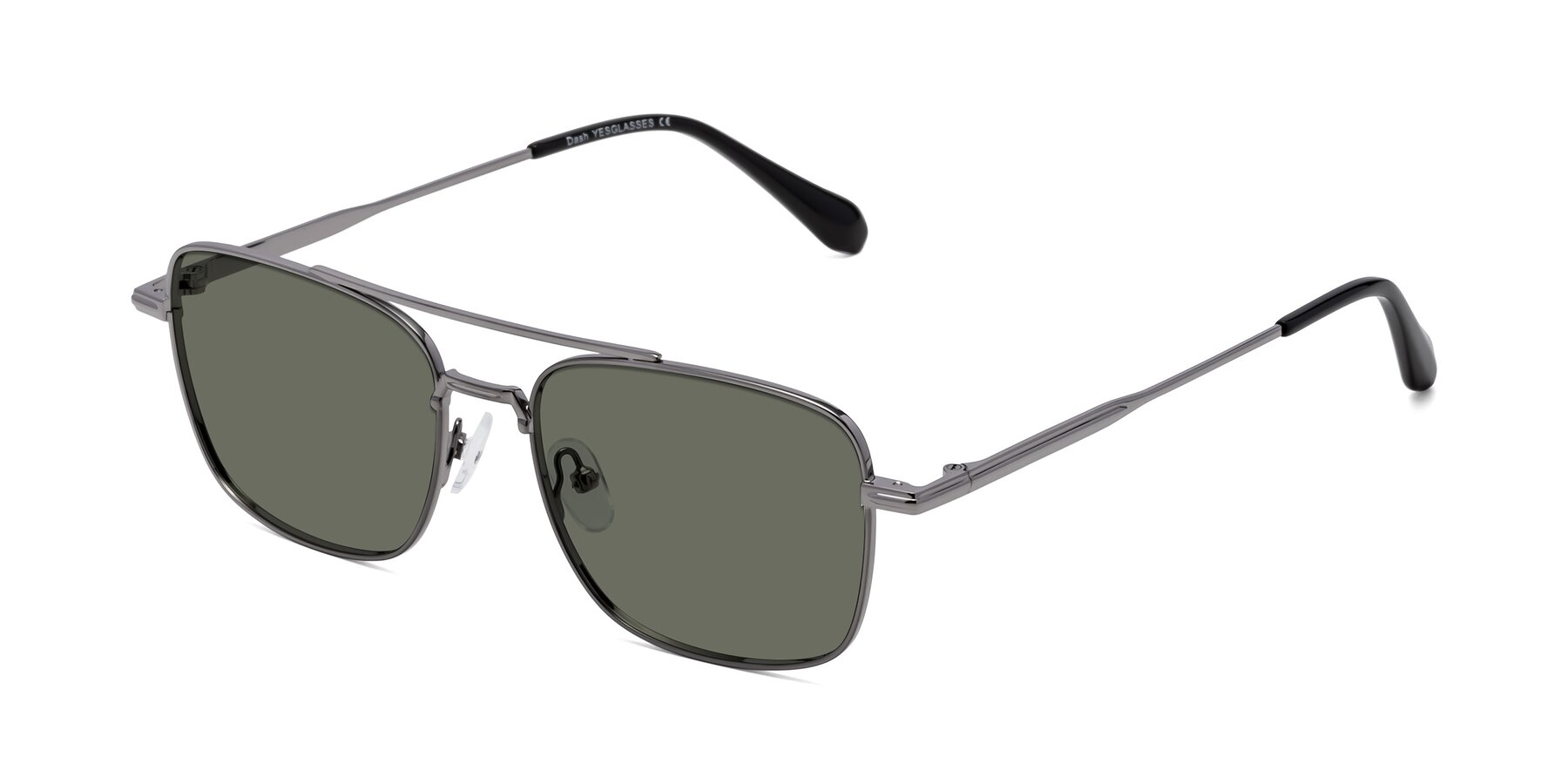 Angle of Dash in Gunmetal with Gray Polarized Lenses