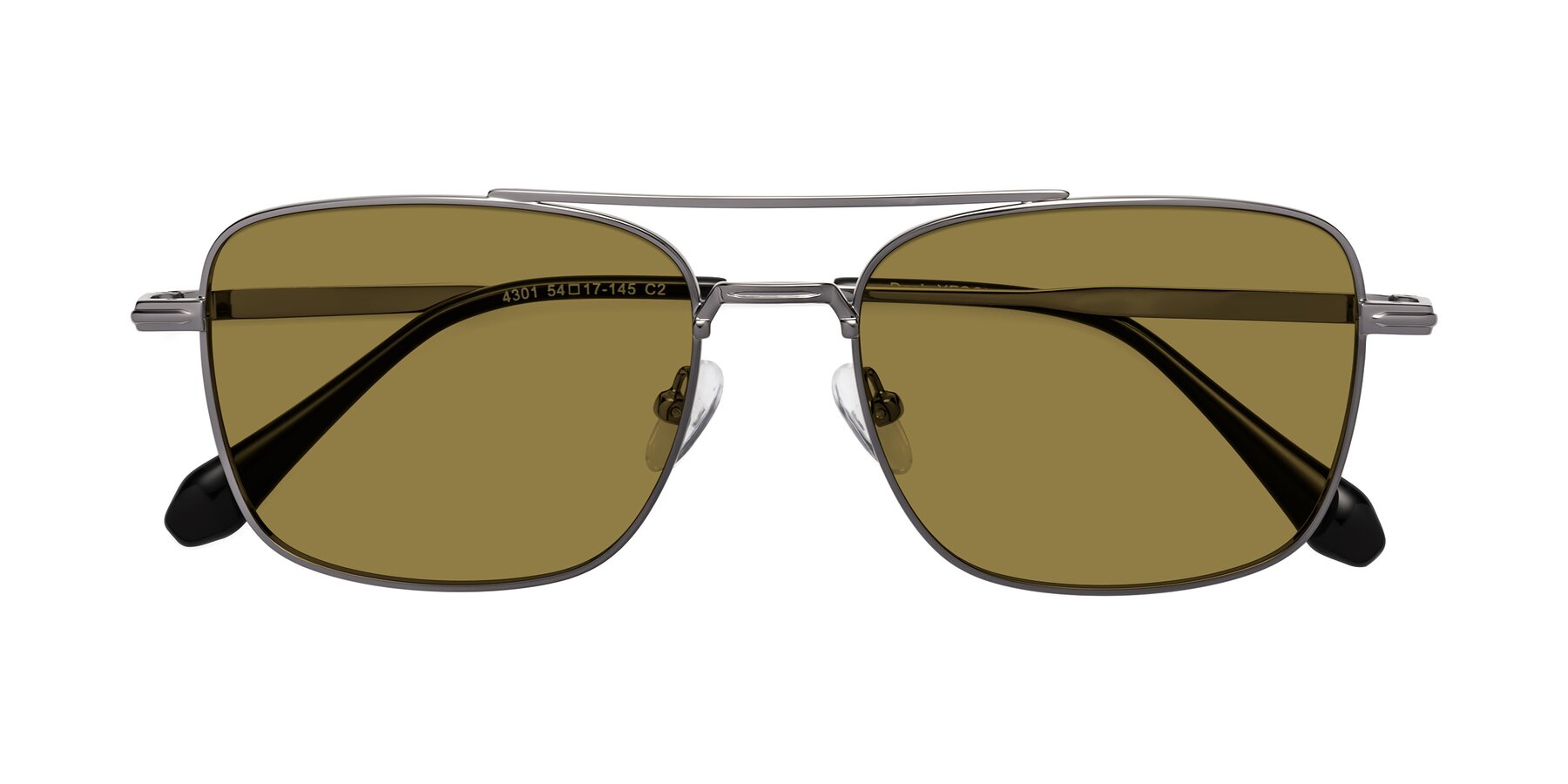 Folded Front of Dash in Gunmetal with Brown Polarized Lenses