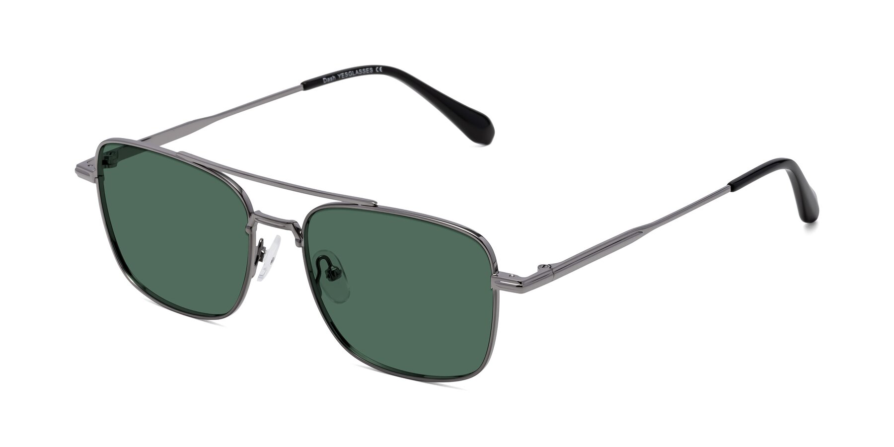 Angle of Dash in Gunmetal with Green Polarized Lenses