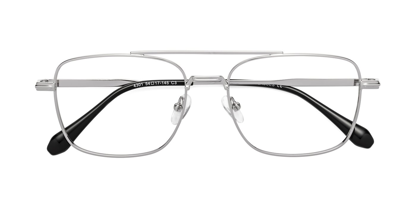 Dash - Silver Eyeglasses