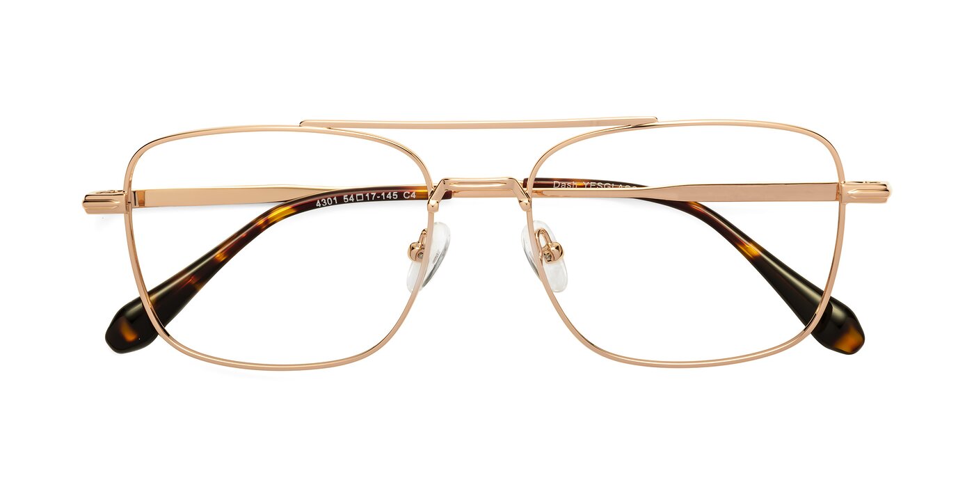 Dash - Rose Gold Eyeglasses