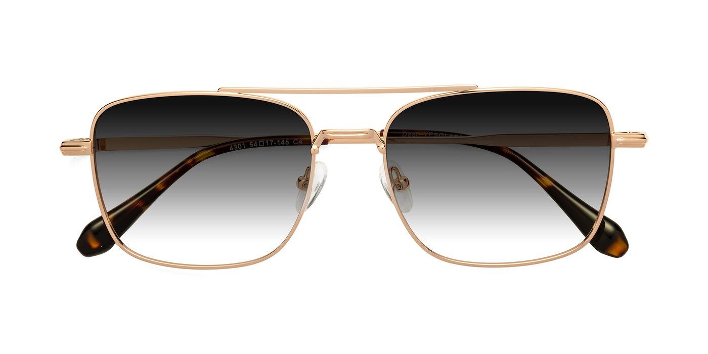 Dash - Rose Gold Gradient Sunglasses