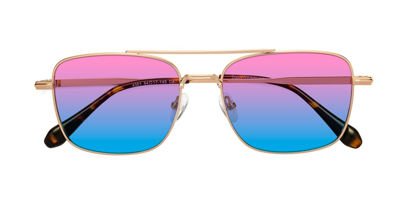 Dash - Rose Gold Gradient Sunglasses