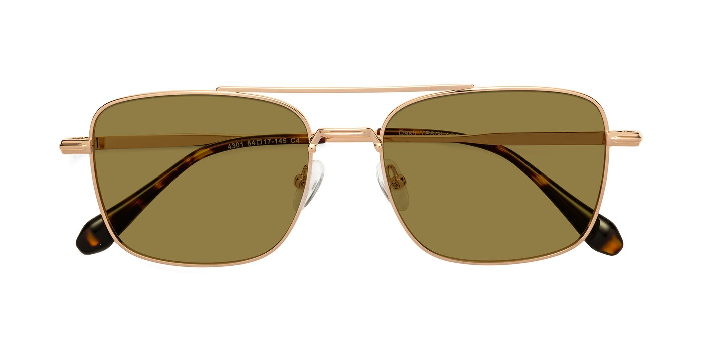 Dash - Rose Gold Polarized Sunglasses