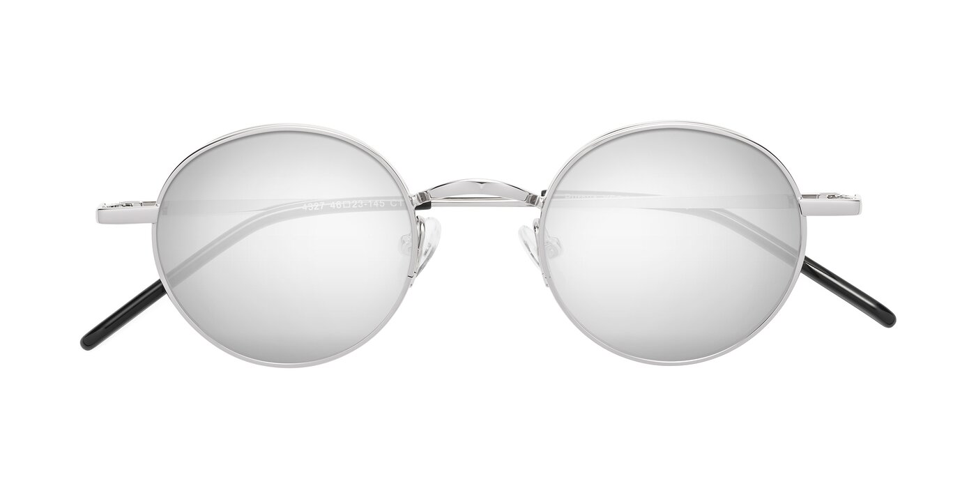 Pursue - Silver Flash Mirrored Sunglasses