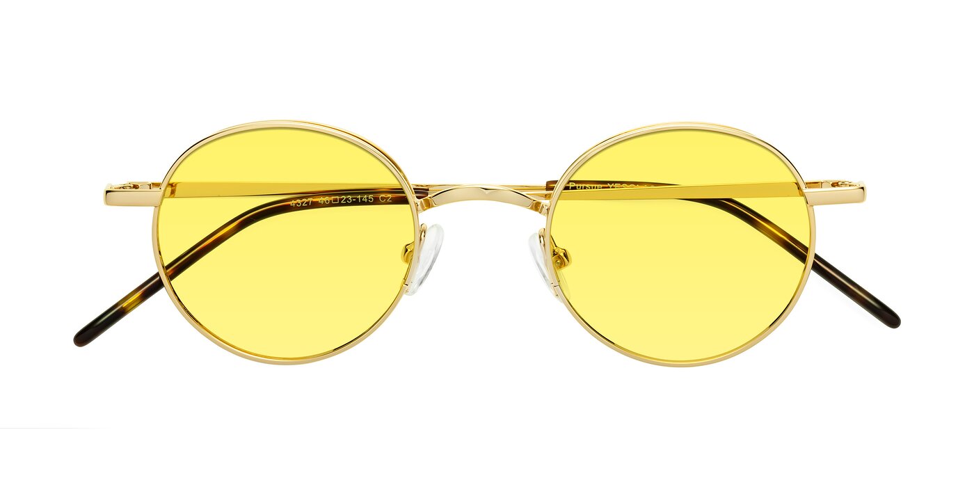 Pursue - Gold Tinted Sunglasses