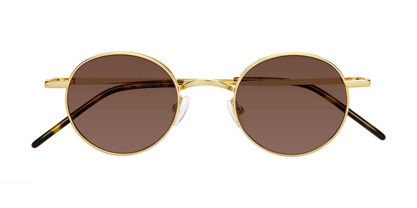 Pursue - Gold Tinted Sunglasses