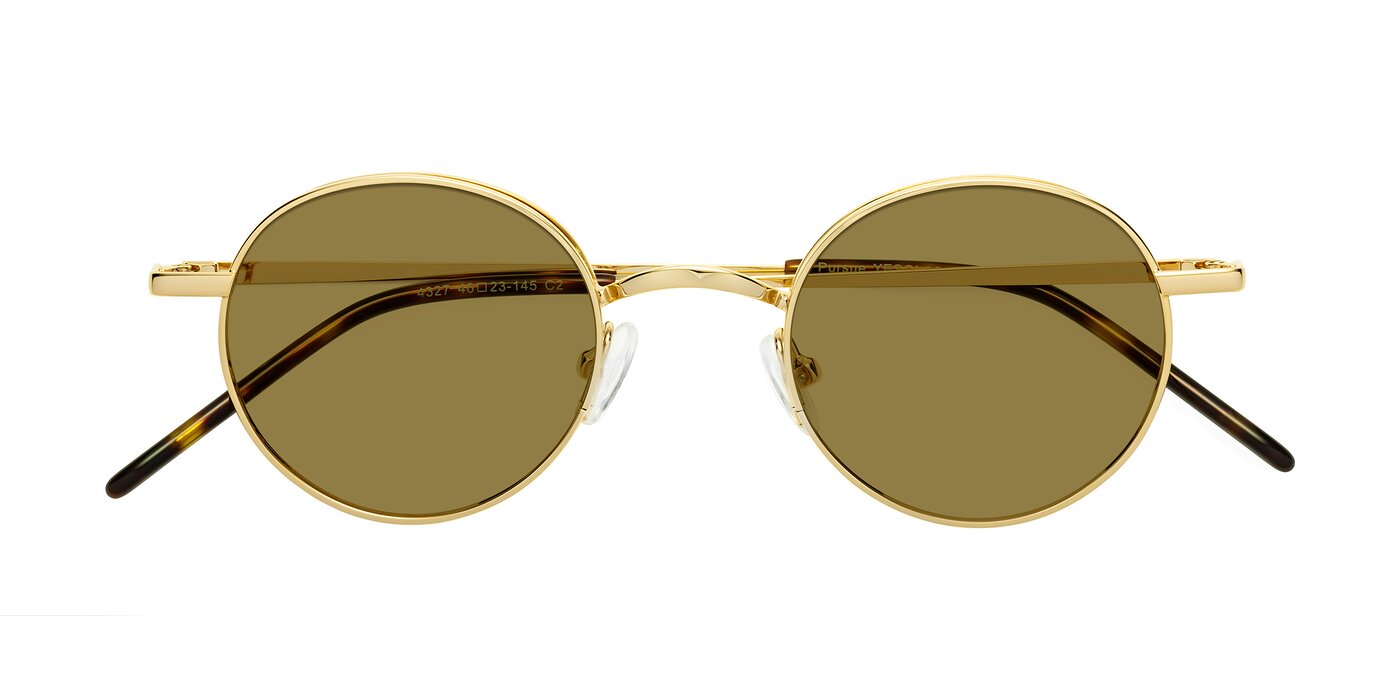 Pursue - Gold Polarized Sunglasses