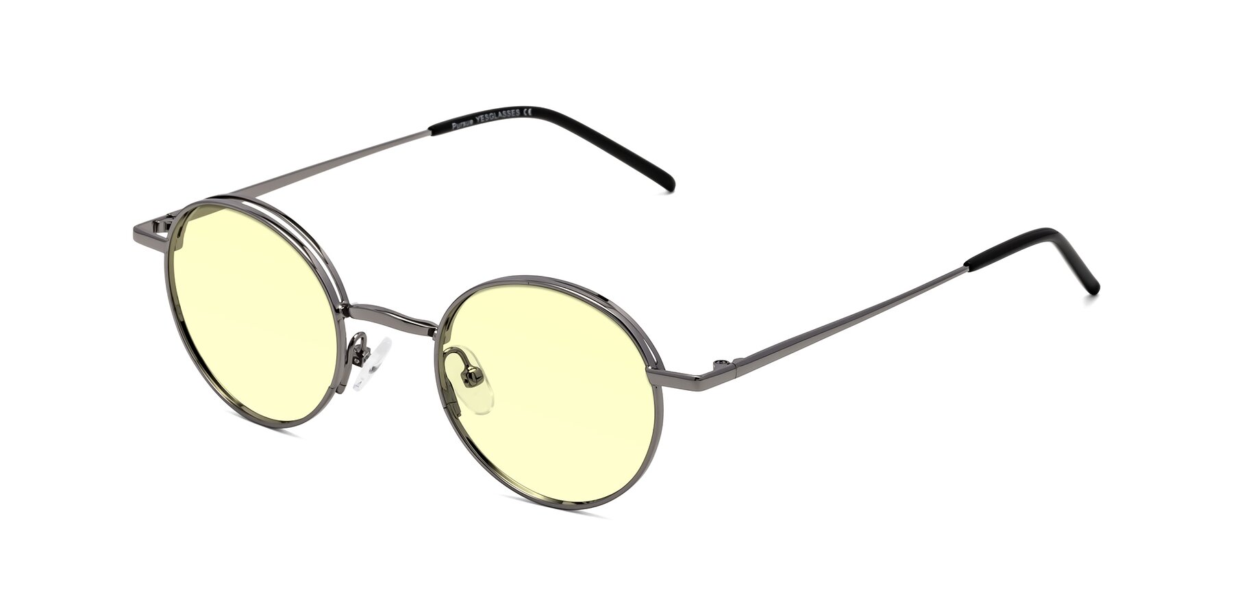 Angle of Pursue in Gunmetal with Light Yellow Tinted Lenses