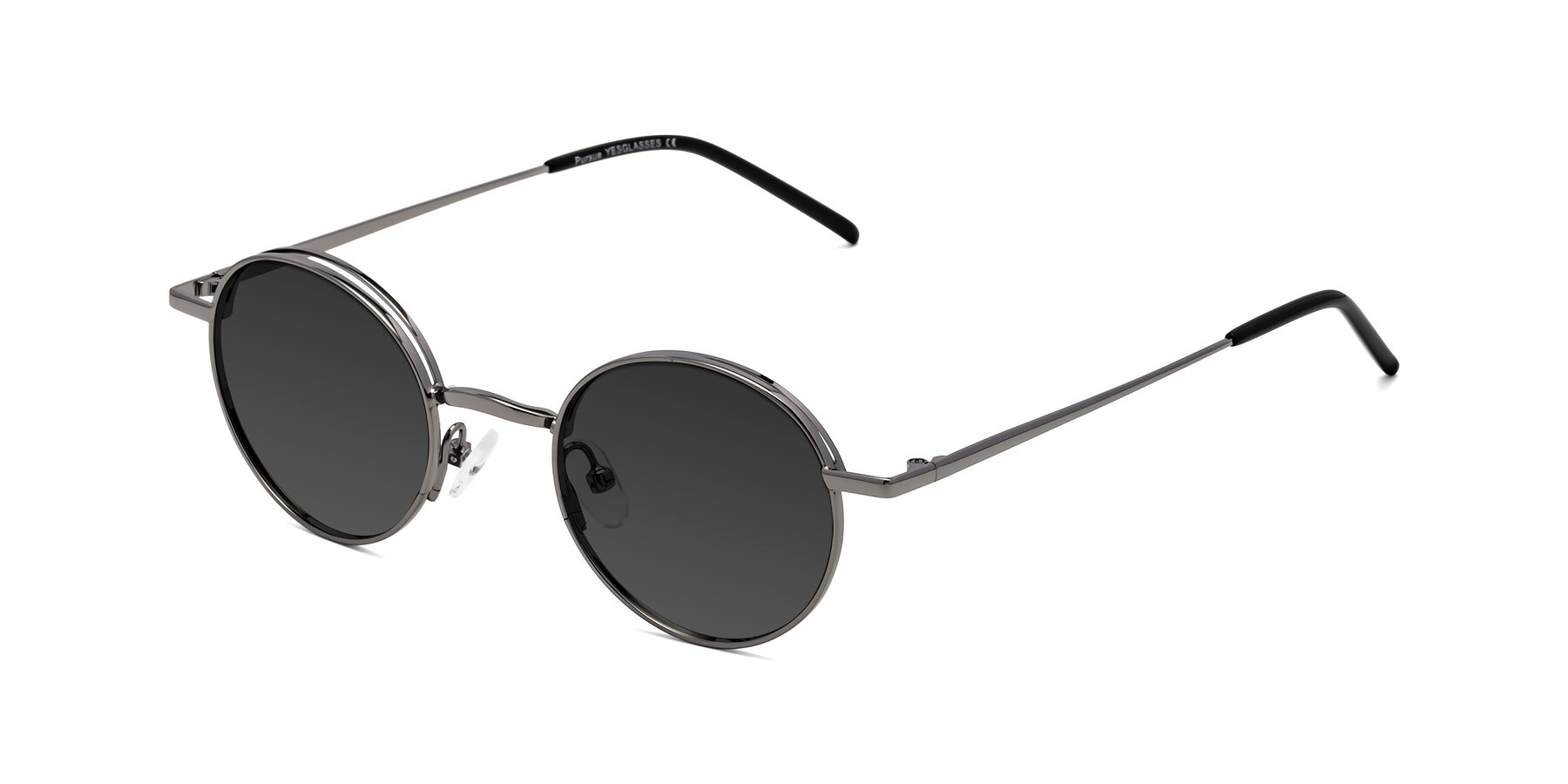 Angle of Pursue in Gunmetal with Gray Tinted Lenses