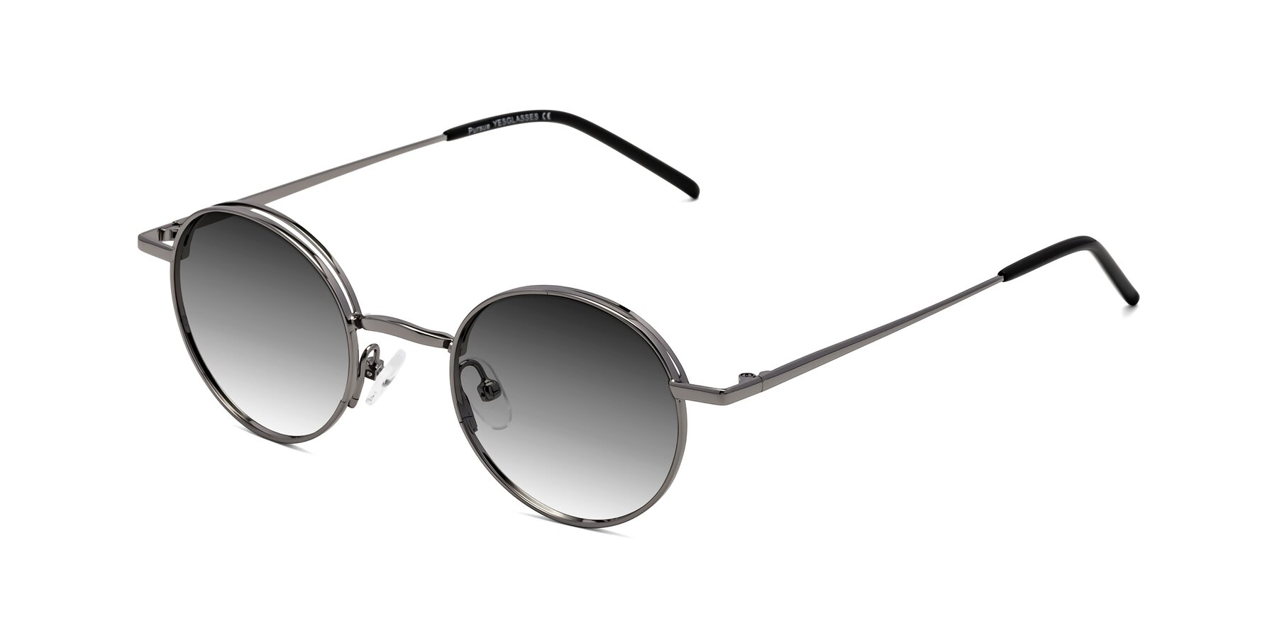 Angle of Pursue in Gunmetal with Gray Gradient Lenses