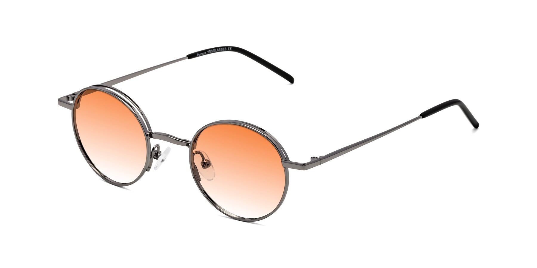 Angle of Pursue in Gunmetal with Orange Gradient Lenses