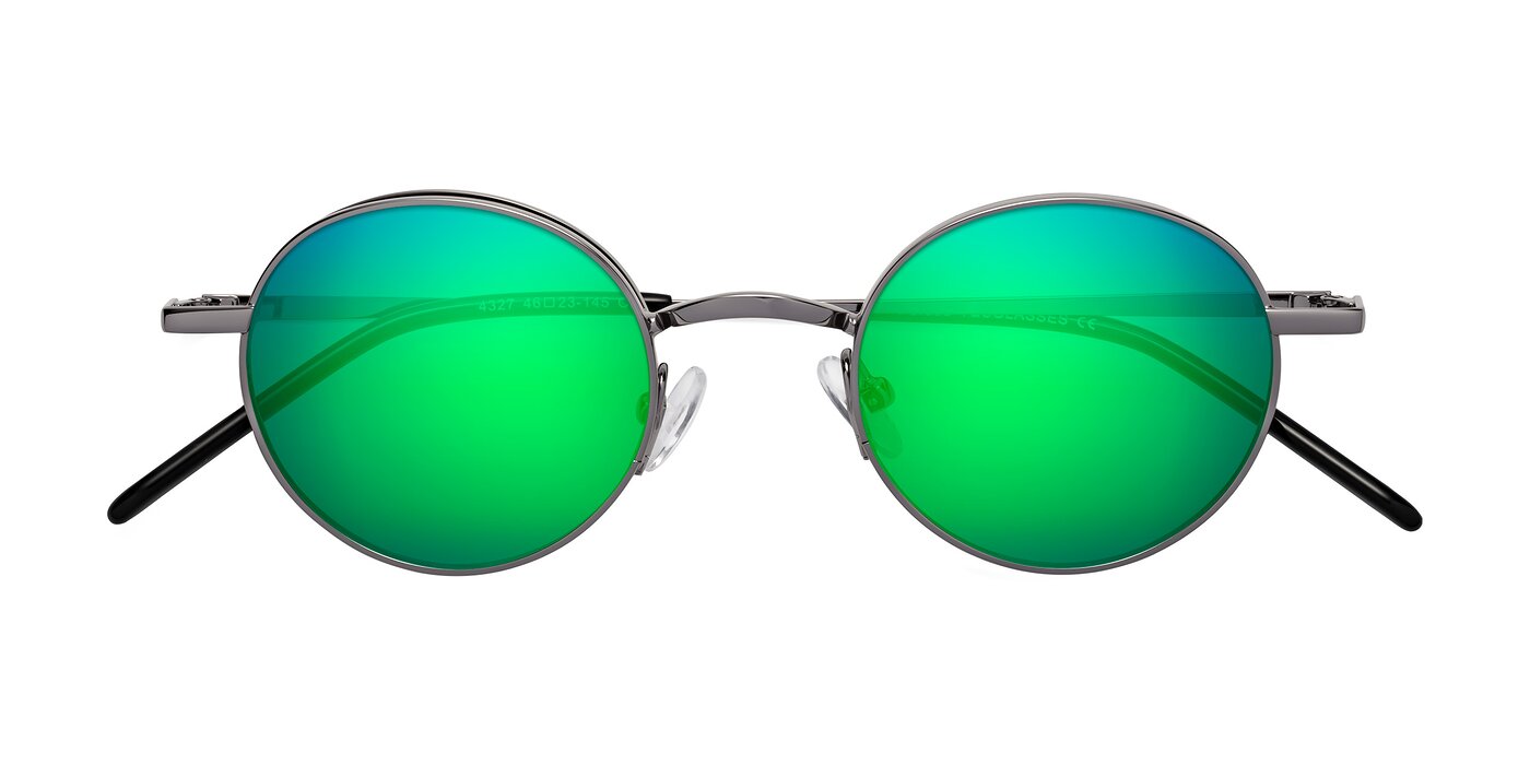 Pursue - Gunmetal Flash Mirrored Sunglasses